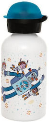 Thermos Water Bottle 350ml Tapon Hit Space Robot 849008 Laken 8412544057174