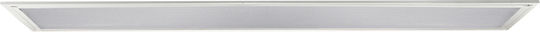DIL Recessed Fluorescent Ceiling Light with 2 Light Bulb Places T8 Shape for G13 Base L29.5xD12xH7.9cm