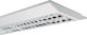 DIL Fluorescent Ceiling Light with 2 Light Bulb Places T8 Shape for G13 Base L68xD30xH8cm