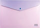 Typotrust Φάκελος με Κουμπί για Χαρτί A4 Pink/P...