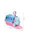 Plush Unicorn Cage Keychain