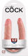 King Cock Double Dildo With Suction Cup 33.5cm