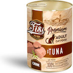 Fisi Wet Food for Adult Cats in Cans with Tuna Grain-Free 400gr