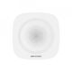 Hikvision Wireless RF: RF (Radiofrecvență) Alarm Siren Baterie Indoor 110dB with Roșu Light 8.8x8.8cm