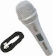 Wired Karaoke Microphone DM-1907 Silver