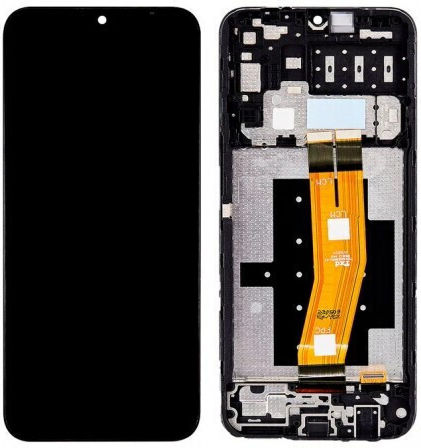 Екран със Сензорен Механизъм и Рамка за Samsung Galaxy A14 4G/SM-A145R (Черен)