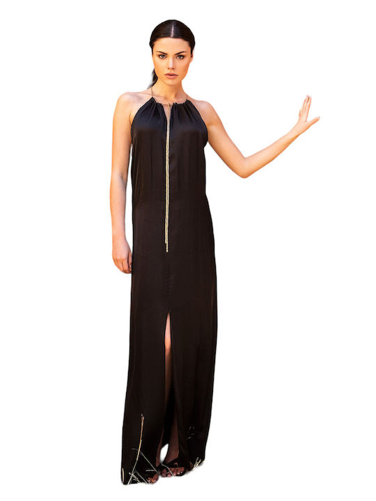Aggel Maxi Abendkleid Schwarz