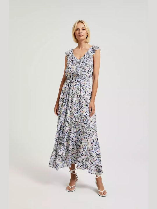 Make your image Sommer Midi Kleid Blau