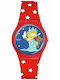 Swatch Little Lady Liberty Γυναικείο Ρολόι Μπαταρίας με Κόκκινο Καουτσούκ Λουράκι