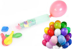 Luftballons + Pumpe 25 Stück Farbmix