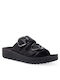 Parex Women's Flat Sandals in Black Color