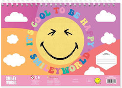 Drawing Pad Smiley 23x33 40 sheets Self-stencil 2 pages Color 2 designs