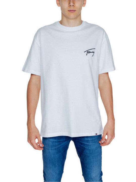 Tommy Hilfiger Herren T-Shirt Kurzarm Weiß