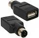 Μετατροπέας PS/2 male σε USB-A female 1τμχ