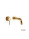 Armando Vicario Industrial Built-in Mixer & Spout Set for for Bathroom Sink Gold
