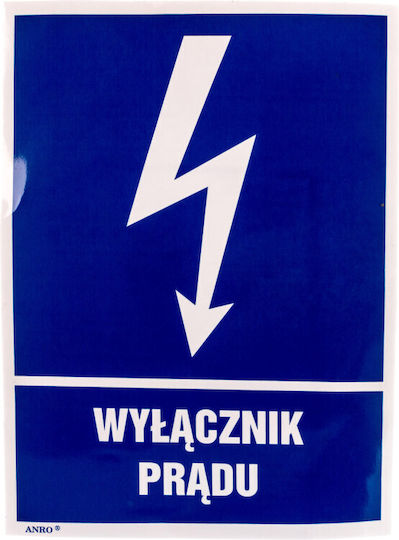 Anro Placă de avertizare Avertisment 148x21cm