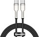 iBox USB 2.0 Cable USB-C Male - USB-C 100W PD Black 2m IKUTC100
