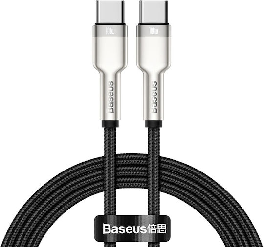 iBox USB 2.0 Cable USB-C Male - USB-C 100W PD Black 2m IKUTC100