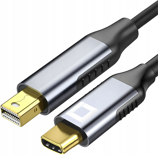 Cablu Video USB-C Masculin - mini DisplayPort Gri 2m CO2-0012