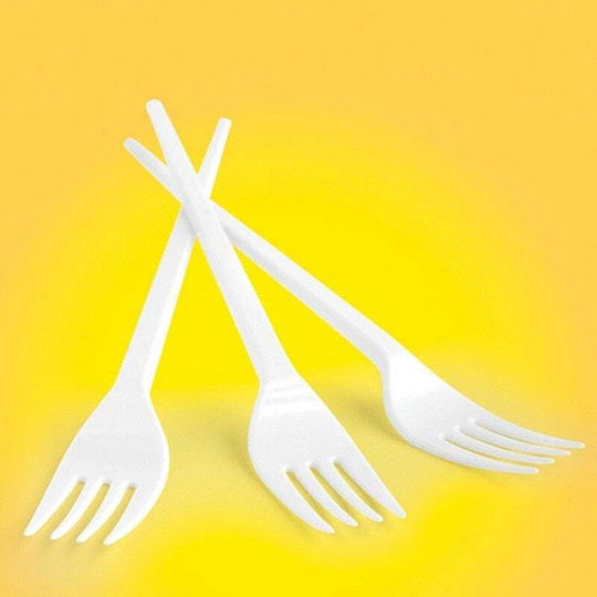 Office Products Fork Disposable Plastic 100pcs