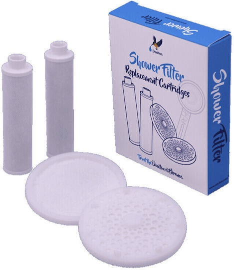 Doulton Water Filter Replacement for Shower made of Activated Carbon 2pcs