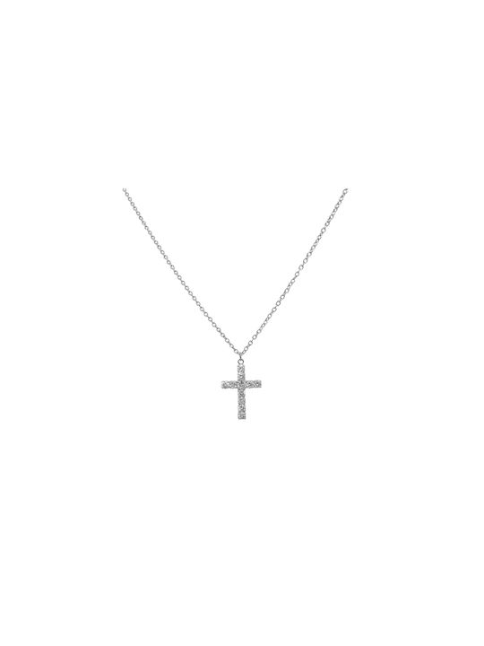 Kreuz aus Stahl mit Kette