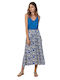 Satin Skirt Multi
