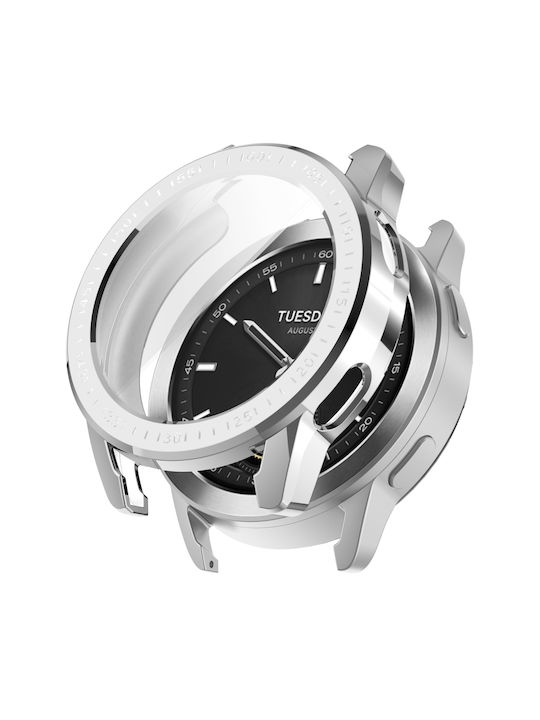 Watch Silicone Case in Silver color for Xiaomi Watch S3