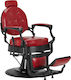 Gabbiano Barber Chair Black with Adjustable Hei...