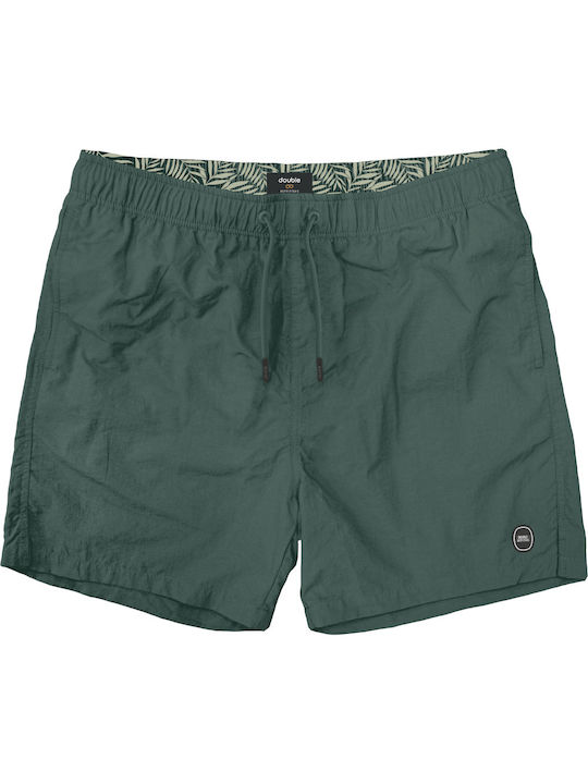 Double Men's Swimwear Shorts Forest Green