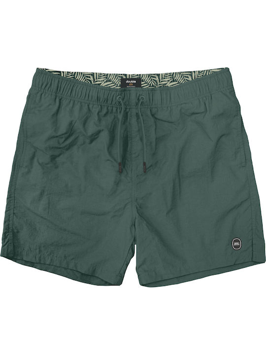 Double Herren Badebekleidung Shorts Forest Green