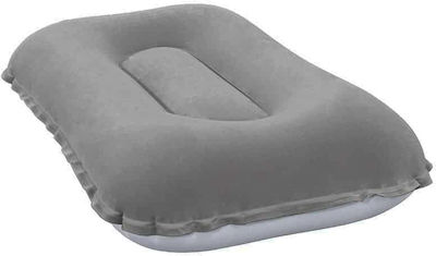 Inflatable Camping Pillow Gray 42x26cm