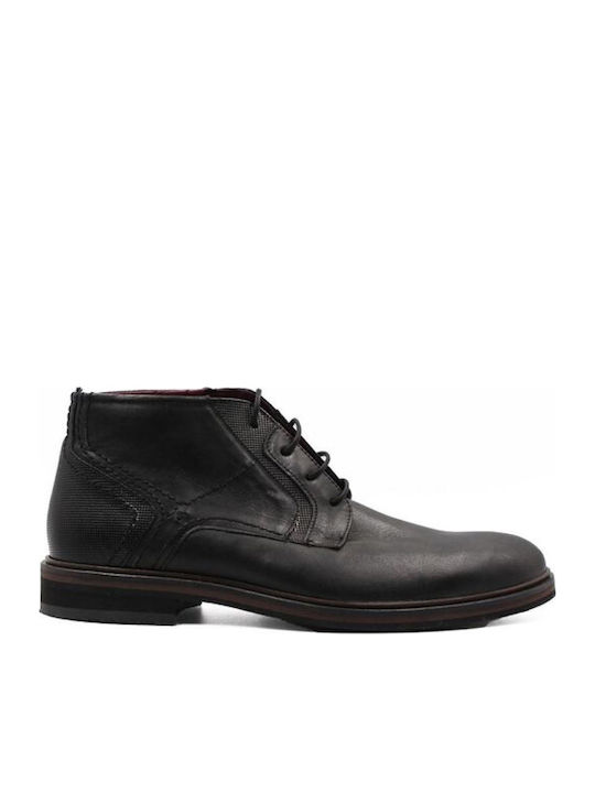 Antonio Shoes Leather Black Men's Boots