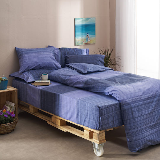 Charalambidis Textiles Плик за Завивка Единичен 160x240 Санторини Синьо