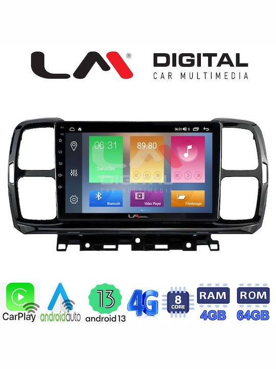 LM Digital Auto-Audiosystem für Citroen C5 Aircross 2017 > 2021 (Bluetooth/USB/WiFi/GPS/Apple-Carplay/Android-Auto)