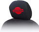 Car Headrest Covers 2pcs White