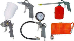 Pansam A532009 Luftwerkzeug-Kit Mit Zubehör 5 Teile
