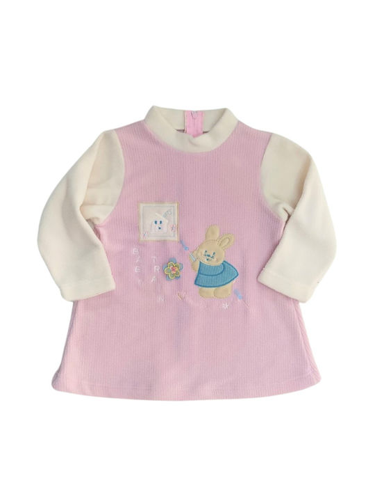 Baby Train Kids Dress Pink