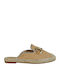 Flat Mules σε Μπεζ Χρώμα