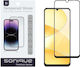 Sonique Hardy Glass 2.5D Пълно лепило Закалено стъкло за цялото лице Черен (Realme C51 / Realme C53)