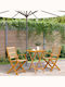 Garden & Outdoor Furniture Sets Living Room Set 3 Pieces Beige