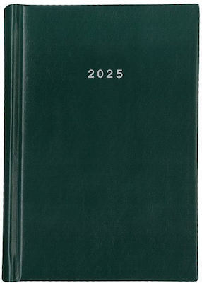 Next Basic Daily Jurnal de birou Verde 2025 17x25cm