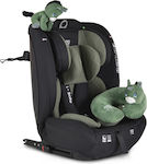 Moni Isafe Καθισματάκι Αυτοκινήτου i-Size 9-36 kg με Isofix Green