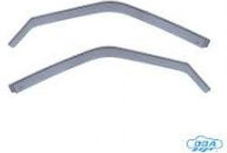 DGA Set Car Windbreakers Front Dark Fime for Peugeot 106 1992-2003 2 Pieces 19006