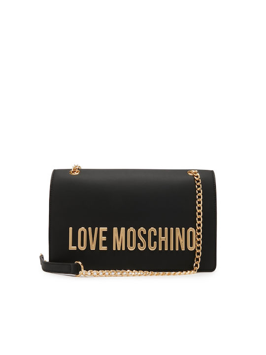 Moschino Γυναικεία Τσάντα Ώμου Μαύρη