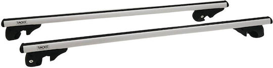 120cm. for Cars with Factory Bars (with Roof Rack Legs and Lock) Silver