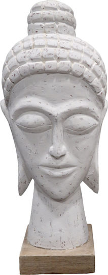 Inart Διακοσμητική Προτομή από Ξύλο Wevi 17x11.5x41cm