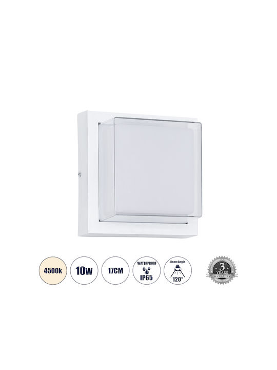 GloboStar Waterproof Wall-Mounted Outdoor Light IP65 with Integrated LED