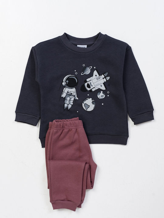 Kids Sweatpants Set Anthracite 2pcs