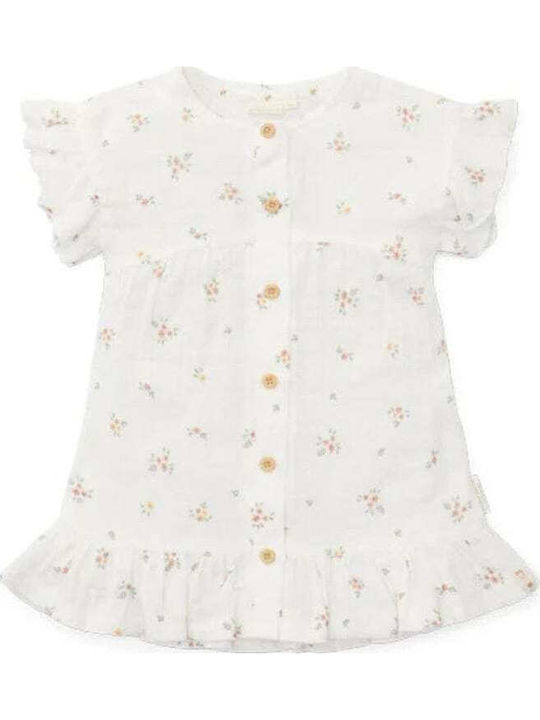 Kinderkleid Kurzärmelig White